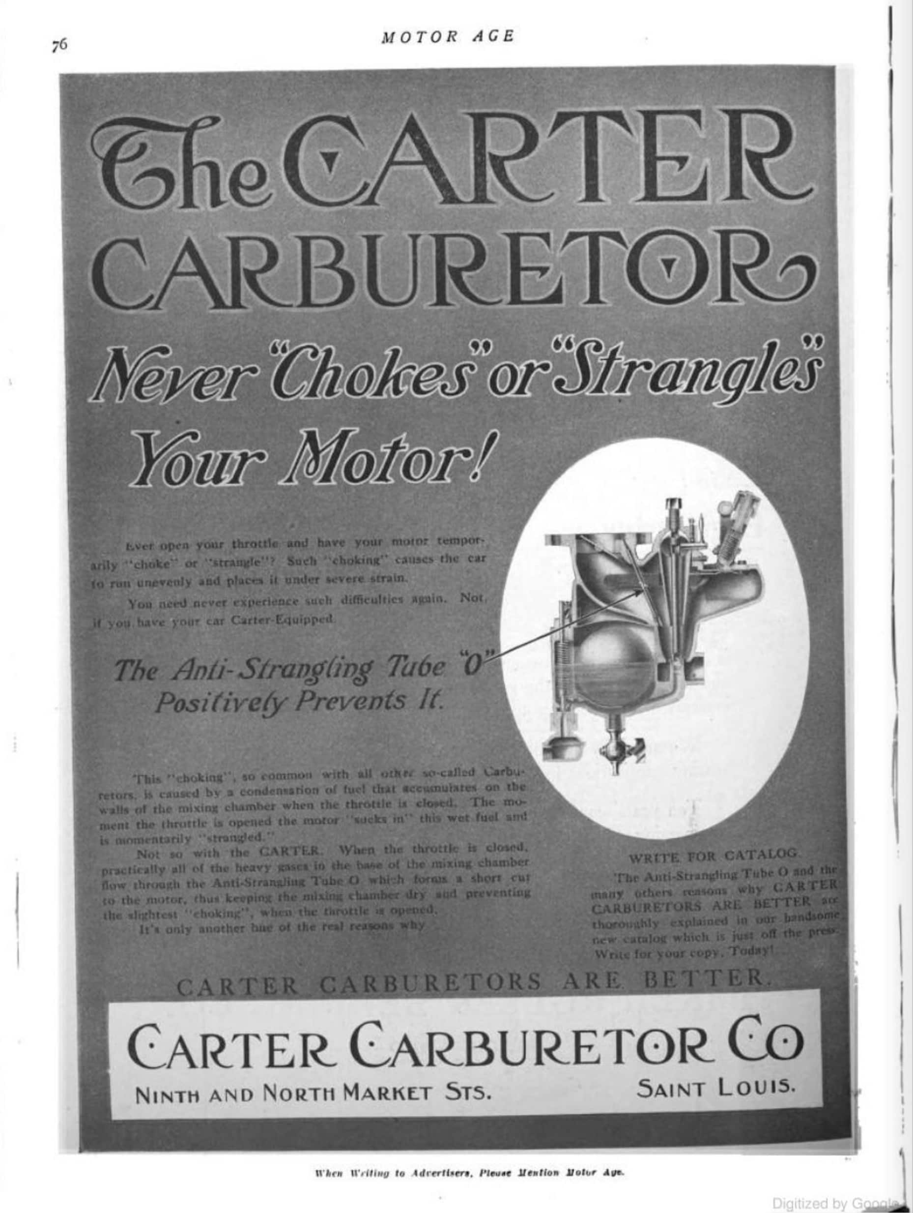 Carter Carburetor Corporation St. Louis, Missouri — Asbestos Phenolic Resin Exposure